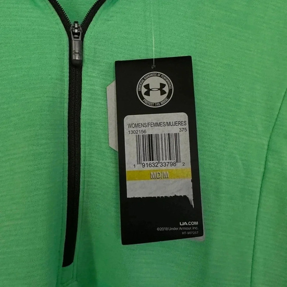 Women’s Under Armour Medium Jacket NWT Green - Picture 2 of 4